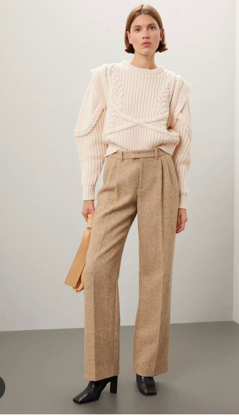 Favorite Daughter The Agnes Pant Beige Size 10